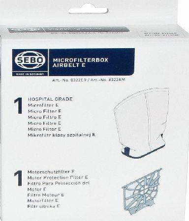 SEBO (UK) Ltd SEBO 8322ER