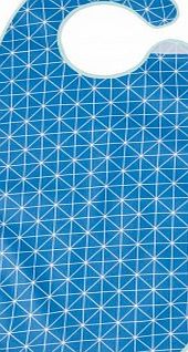 Sebra Printed Bib - Blue `One size