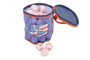 Second Chance 50 Pink Coloured Golf Balls
