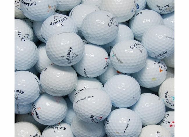 Second Chance Callaway 100 Assorted Model Lake Golf Balls Grade B