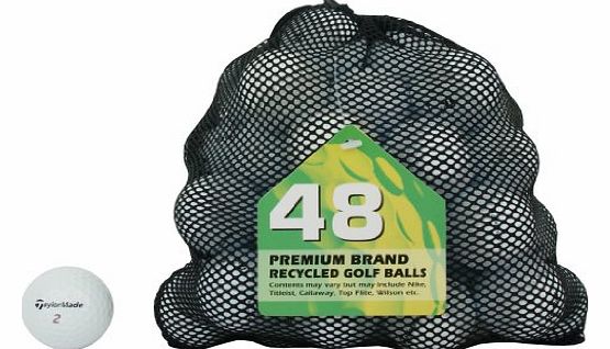 Second Chance TaylorMade 48 Premium Lake Golf Balls Grade A