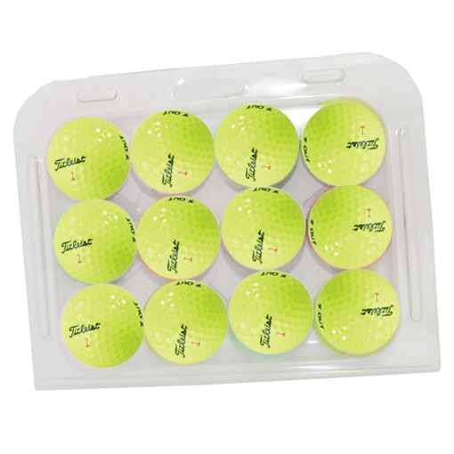 Titleist Yellow Optic Golf Balls 12 Balls
