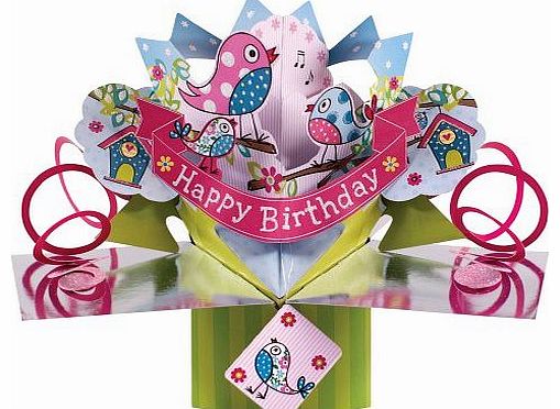 POP063 Pop Up Greeting Card for a Female Birthday