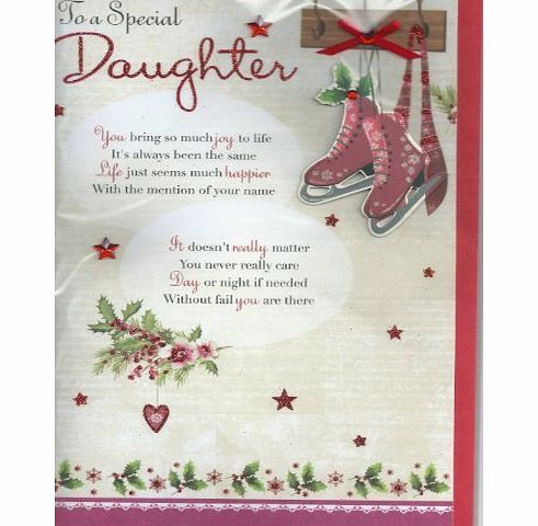 Second Nature To a Special Daughter christmas card