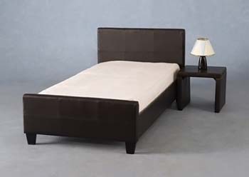 Seconique Alyssa Single Bed and Apollo Bedside Table Set