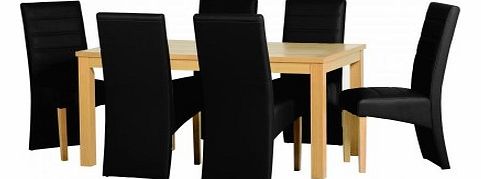 Belmont Dining Set - Natural Oak