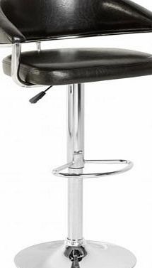 Seconique Brooklyn Swivel Bar Chair in Black