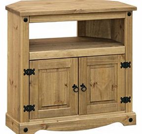 Seconique by Home Discount Home Essence Corona Wooden Corner TV Cabinet for CRTs