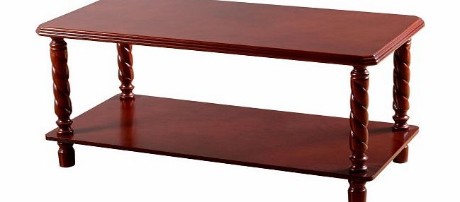 Seconique by Home Discount Mahogany Brunton Long John Coffee Table