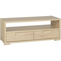 Seconique Cambourne 2 Drawer TV Unit in Oak