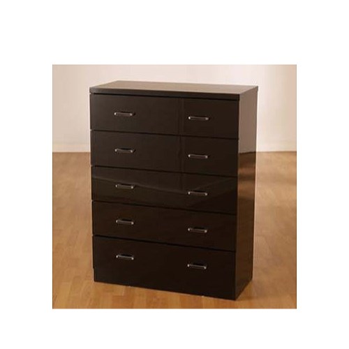 Charisma High Gloss 5 Drawer Chest in
