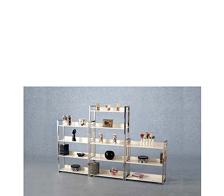 Seconique Charisma High Gloss Bookcase Set in White -