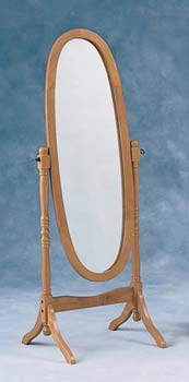 Seconique Contessa Cheval Mirror in Antique Pine