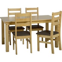 Eclipse Dining Set in Oak