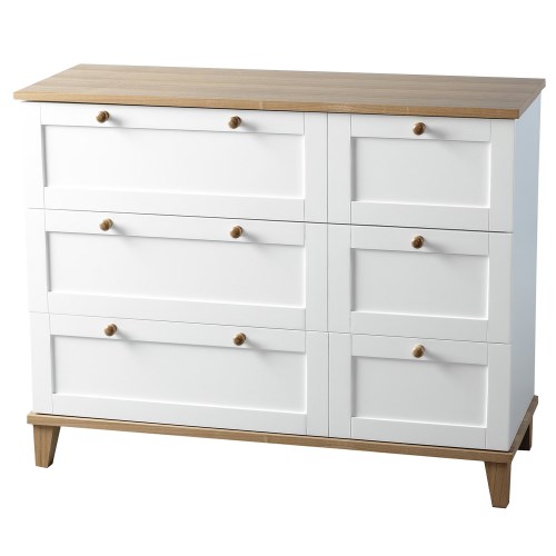 Seconique GRADE A1 - Seconique Arcadia Ash 3 Drawer Chest
