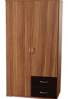 Seconique Hollywood 2 Door 2 Drawer Wardrobe