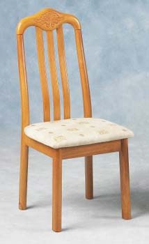 Seconique Imperial Dining Chair in Golden Oak (Pair)
