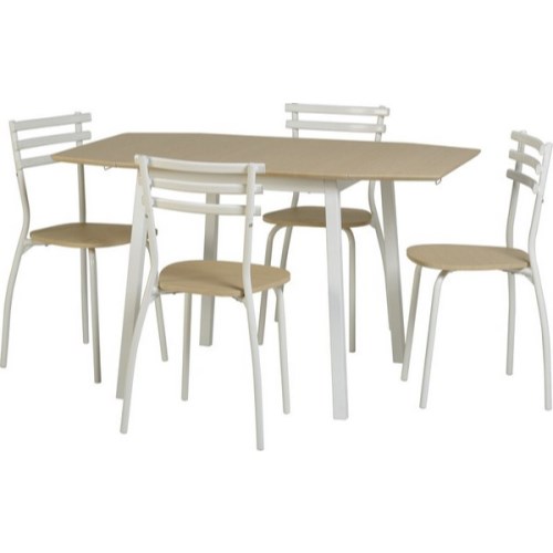 Seconique Langley Drop Leaf Dining Set in Beech