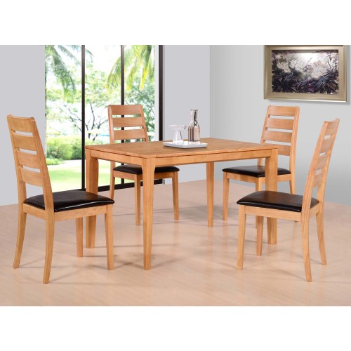 Seconique Logan Dining Set in Oak Effect