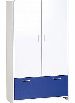 Lollipop Wardrobe in White/Blue