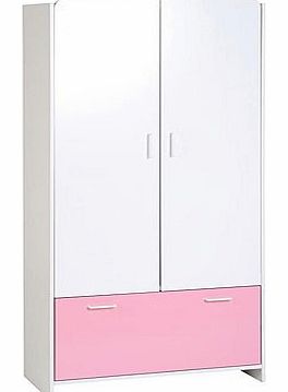 Seconique Lollipop Wardrobe in White/Pink