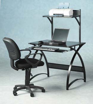 Maverick Computer Desk and Chair Office Set