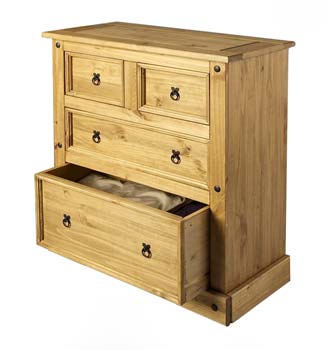 Seconique Original Corona Pine 2 2 Drawer Chest