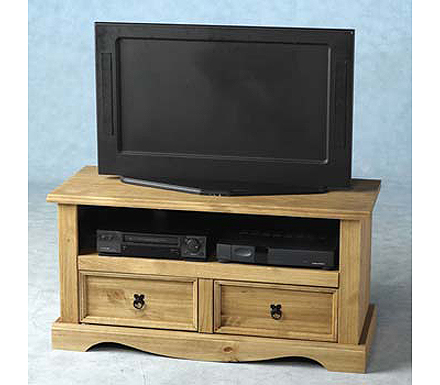 Seconique Original Corona Pine Flat Screen TV Unit