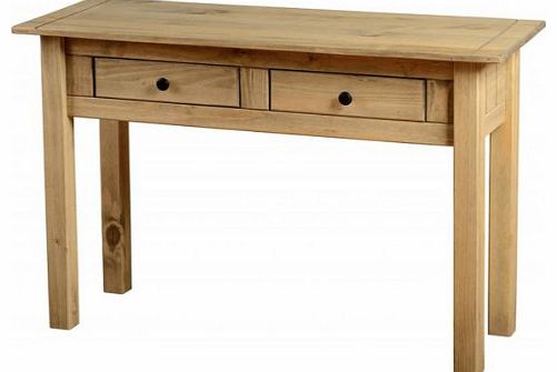 Seconique Panama 2 Drawer Console Table, Natural Oak