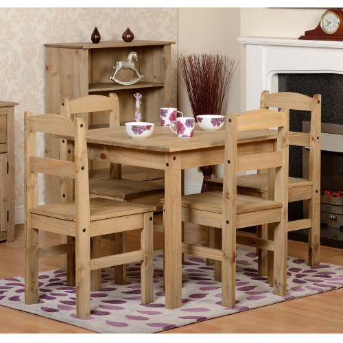 Panama Dining Set in Natural Wax