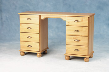 Seconique Portland Double Pedestal 8 Drawer Dressing Table