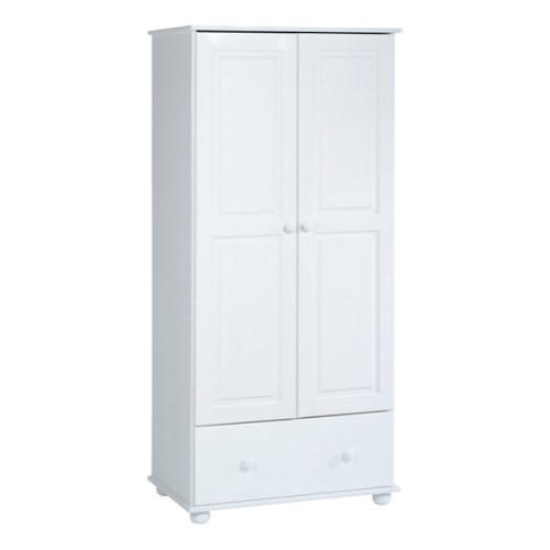 Seconique Rainbow 2 Door 1 Drawer Wardrobe in
