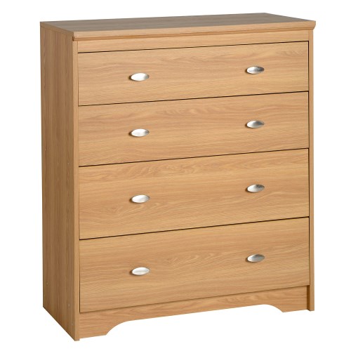 Seconique Regent 4 Drawer Chest in Teak Effect