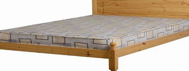 Seconique Sol Pine Double Bed Frame