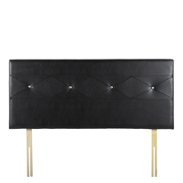 Seconique Tiffany Jewel Headboard in Brown