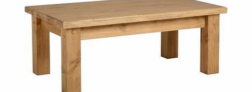 Seconique Tortilla Coffee Table in Distressed Waxed Pine