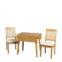 Winchester Drop Leaf Dining Set in Natural Oak
