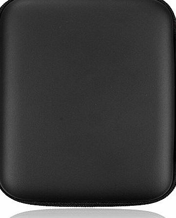 SecretRain Portable Hard Disk Drive Shockproof Zipper Case 2.5`` HDD Bag Black
