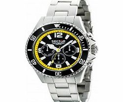 Sector Mens 230 Range Black Multi Dial Watch