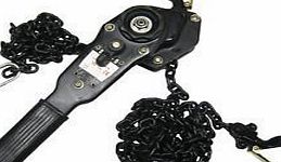 Secure Fix Direct 0.5 Ton 1.5 Metre Lever Hoist - 500Kg Chain Manual Hand Ratchet Winch Lift Pull