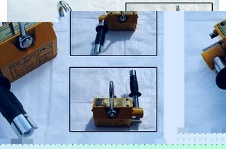 300 Kgs Lifting Magnet - Permanent Magnetic Hoist Lifter 0.3 Ton Handling Block