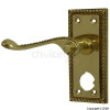 Securit 100mm Georgian Privacy Handles 1 Pair