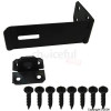 Securit 115mm Black Safety Hasp and Staple