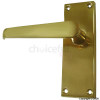 Securit 118mm Brass Victorian Latch Handles 1 Pair