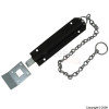 Securit 200mm Black Chain Bolt