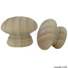 Securit 40mm Pine Knobs With Metal Insert Pack