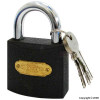 Securit 63mm Brass Cylinder Tricircle Iron Padlock