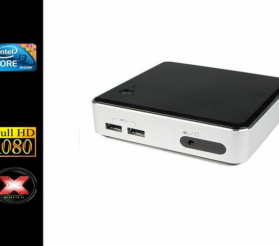 SEDATECH Mini-PC Office (Intel Core i3-4010U, 16Gb RAM,