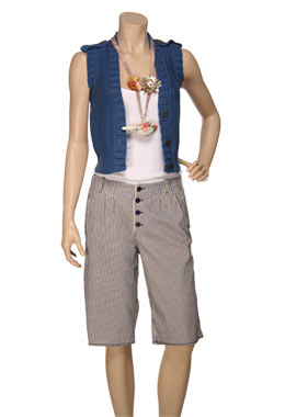 See by Chloe Blue Knit Gilet by See by Chloe