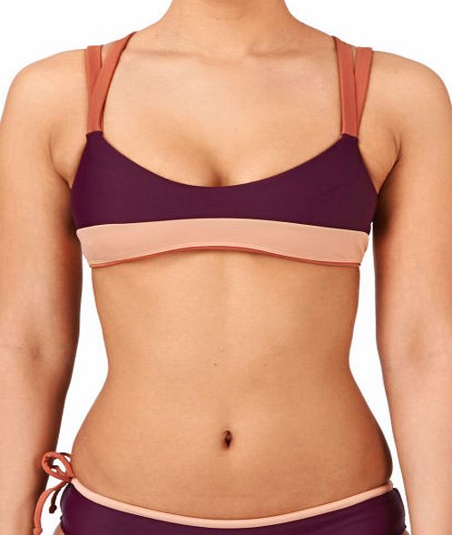 SEEA Womens SEEA Nosara Bikini Top - Burgundy